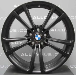 Genuine BMW 5 Series M5 F10 409M Sport 20" inch Alloy Wheels with Satin Black Finish 36112284254 36112284255