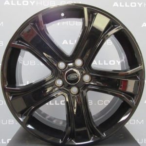 Genuine Land Rover Range Rover Sport Autobiography HSE HST 5 Spoke 20" Inch Alloy Wheels with Gloss Black Finish LR028938