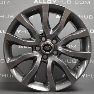 Genuine Land Rover Range Rover Style 12 5020 20" inch 5 Split Spoke Alloy Wheels with Anthracite Grey Finish LR044848