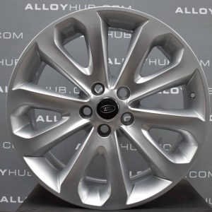Genuine Land Rover Range Rover Style 5002 20" inch 5 Split Spoke Alloy Wheels with Sparkle Silver Finish LR037745