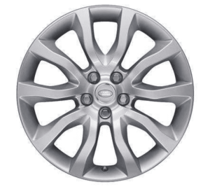 Genuine Land Rover Range Rover Style 12 5020 20" inch 5 Split Spoke Alloy Wheels with Sparkle Silver Finish LR044848