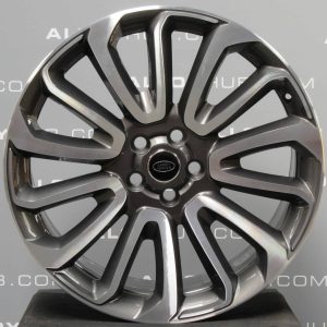Genuine Land Rover Range Rover 22" inch Style 16 7007 Alloy Wheels with Grey & Diamond Turned Finish LR039141