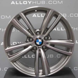 Genuine BMW 3/4 Series Style 442M Sport 19" Inch Alloy Wheel with Ferric Grey & Diamond Turned Finish 36117846493 36117846494