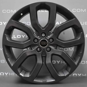 Genuine Land Rover Range Rover 22″ inch Style 5004 5 Split Spoke Alloy Wheels with Anthracite Grey Finish LR037747