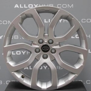 Genuine Land Rover Range Rover 22" inch Style 5004 5 Split Spoke Alloy Wheels with Sparkle Silver Finish LR037747