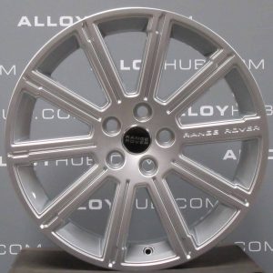 Genuine Land Rover Range Rover L322 Autobiography 10 Spoke 20″ inch Alloy Wheels with Sparkle Silver Finish LR010666