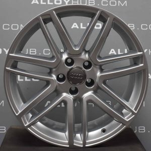 Genuine Audi A7 S7 RS7 A8 S8 4G 4H 7 Double Spoke 19" Inch Alloy Wheels with Silver Finish 4H0 601 025 CA