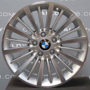 Genuine BMW 3/4 Series Style 416 18" inch Alloy Wheels with Silver & Diamond Turned Finish 36116796249
