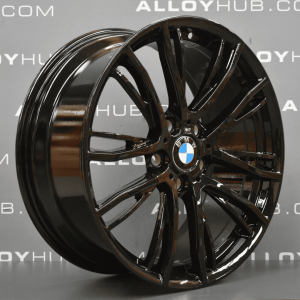 Genuine BMW 1/2 Series F20/F22 Style 624M Sport Performance 10 Spoke 19" Inch Alloy Wheels with Gloss Black Finish 36116862772 36116862773