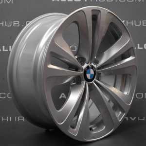 Genuine BMW 5 Series F10 F11 234 5 Double Spoke 18" inch Alloy Wheels with Silver Finish 36116775403