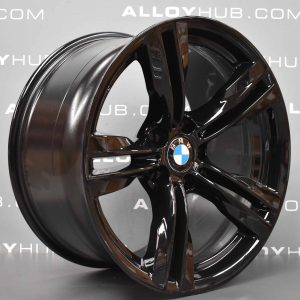BMW X5 F15 467M Sport Gloss Black Turned 19″ 5 Twin Spoke Alloy Wheel