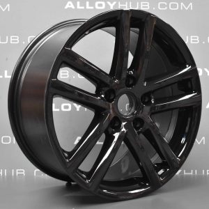 Volkswagen Touareg 5 Twin Spoke Gloss Black 19" Alloy Wheel