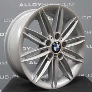 Genuine BMW 1 Series 207M Sport 10 Double Spoke 17" Inch Alloy Wheels with Silver Finish 36118036937 36118036938