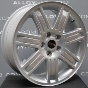 Genuine Land Rover Range Rover L322 7 Spoke 19″ Inch Alloy Wheels with Sparkle Silver Finish RRC502640XXX