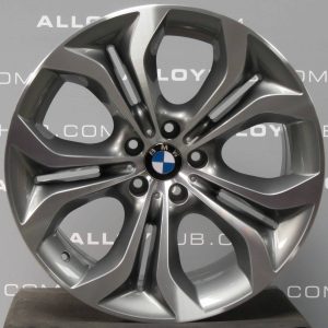 Genuine BMW X6 E71 E72 336 M Sport Performance 20″ inch Alloy Wheels with Grey & Diamond Turned Finish Finish 36116788010 36116796152