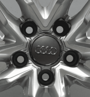 Genuine Audi R8 V8/V10 5 Twin Spoke 19" Inch Alloy Wheels with Silver & Diamond Turned Finish 420 601 025, BE 420 601 025 BD