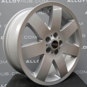 Genuine Land Rover Range Rover L322 7 Spoke 20″ Inch Alloy Wheels with Silver Finish 6751308-13
