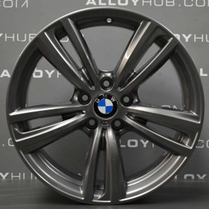 Genuine BMW 3/4 Series Style 442M Sport 19" Inch Alloy Wheel with Full Ferric Grey Finish 36117846493 36117846494